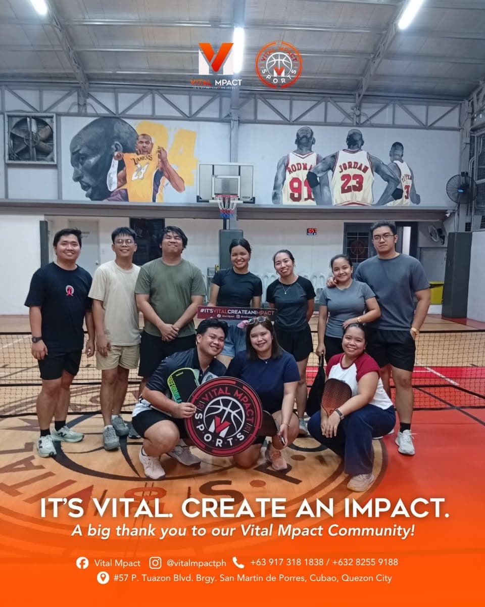 Vital Mpact community members on the court